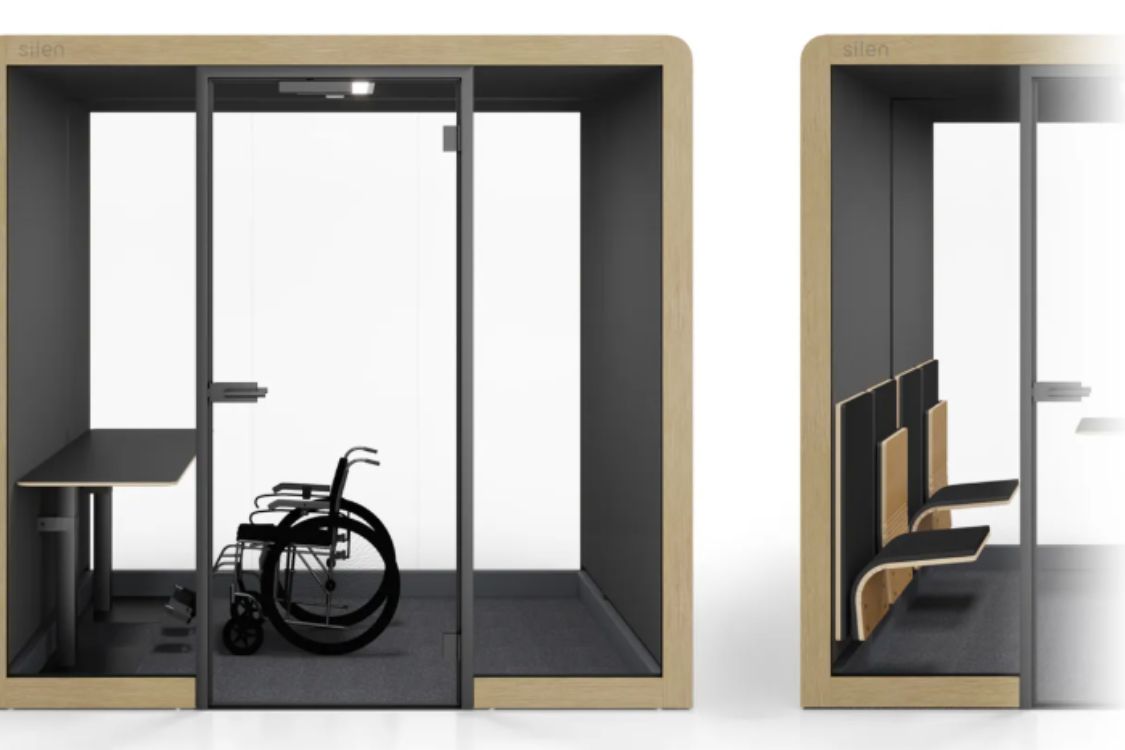 Universal Music - Custom vinyl display wall and glass meeting pod - Bhouse Design